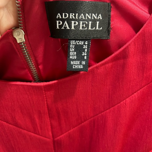 Adrianna Papell Red Dress - Picture 3 of 4